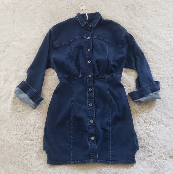 Free People Dresses & Skirts - Free People denim dress
